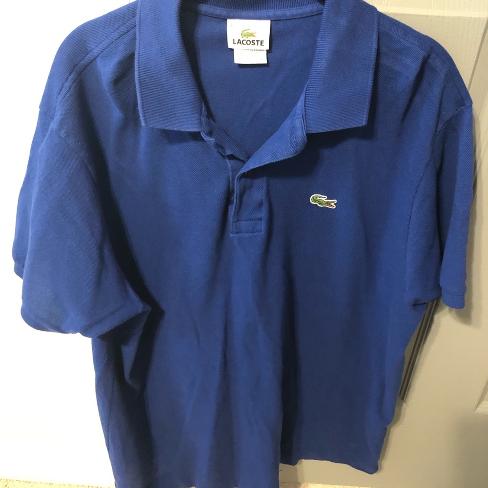 Lacoste royal blue polo- great condition